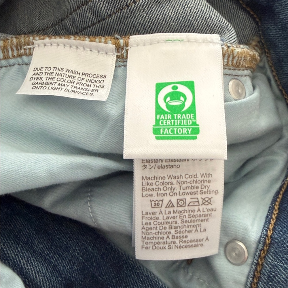 J. Crew Bootcut Jeans Size 28 Wide Flare Leg High Rise Stretch Classic Basic - Picture 6 of 8